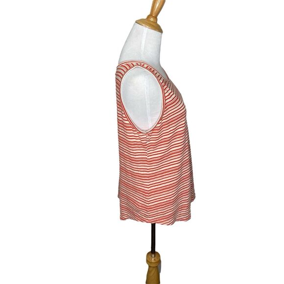 Cabi Style 5761 Spirit Tank in Tangerine Red Stripe Size Small Womens - Picture 4 of 7